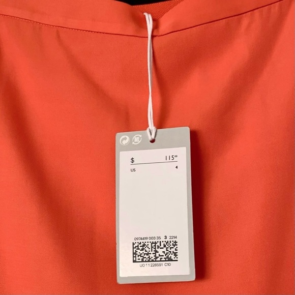 COS Orange Skirt - Picture 5 of 8